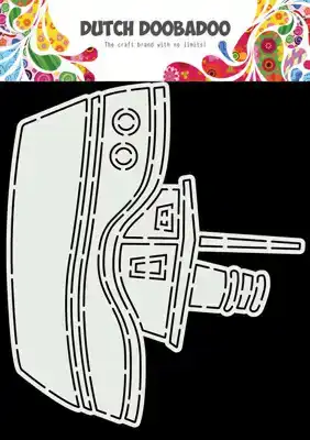 Dutch DoobaDoo Card Art Stoomboot