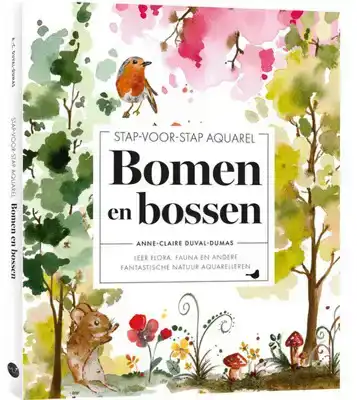 Stap-voor-stap-aquarel: Bomen en bossen<br>