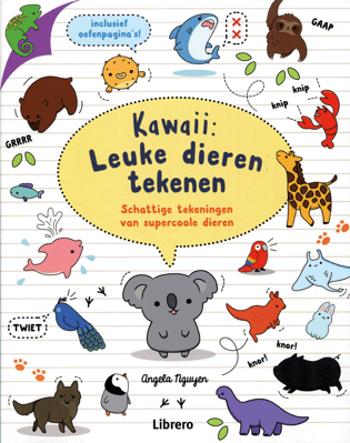 Kawaii leuke dieren tekenen