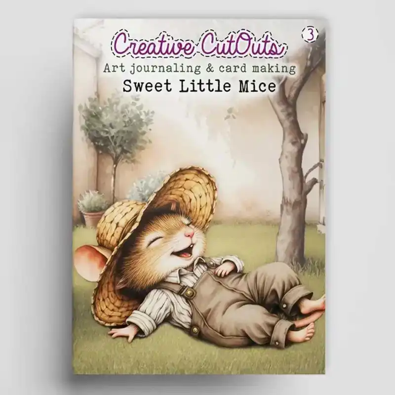 Creative cut outs Sweet little mice boek 3