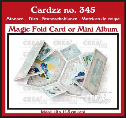 Crealies Cardzz Magic Fold or Mini Album no. 345