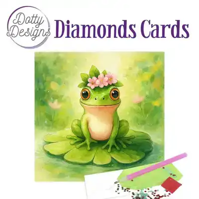 Dotty Designs Diamond Cards – Frog