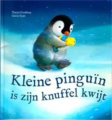 Kleine pinquïn is zijn knuffel kwijt