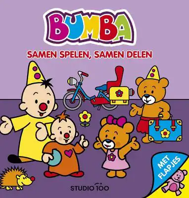 Bumba Kartonboek met flapjes Samen spelen, samen delen