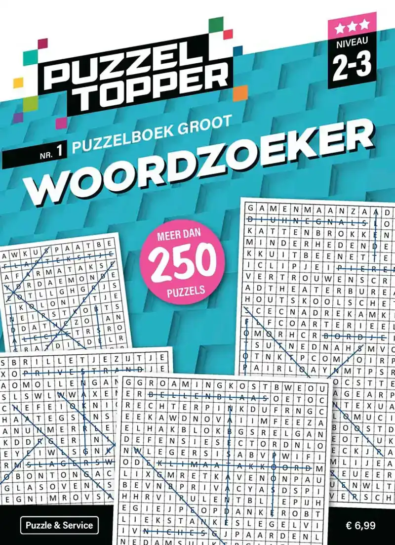 Puzzelboek groot Woordzoeker 2-3 punt nr1