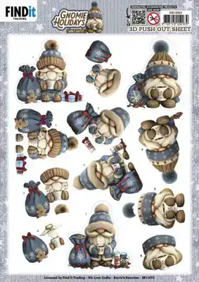 Berries Beauties gnomie holidays push out navy