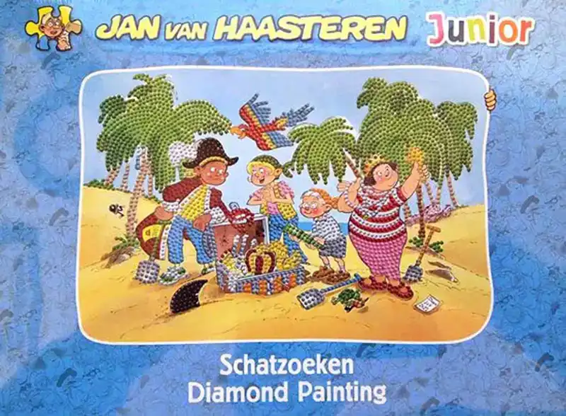 Jan van haasteren diamond painting Kids schatzoeken