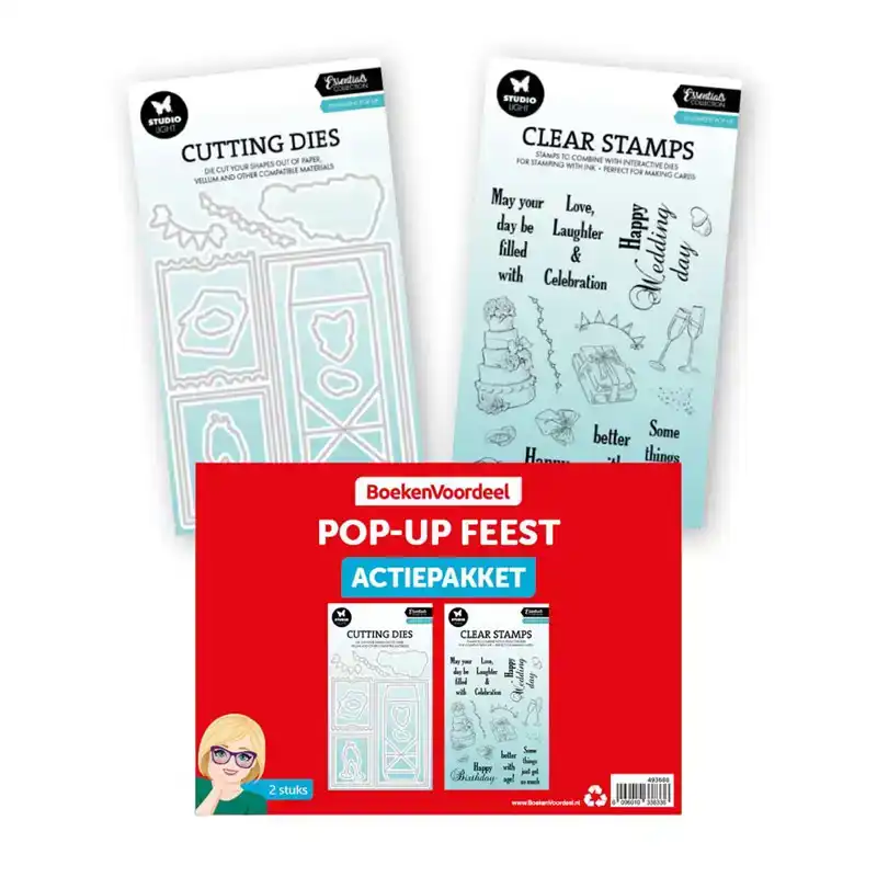 Actie pakket pop up feest 2 delig