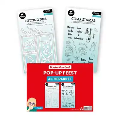 Actie pakket pop up feest 2 delig