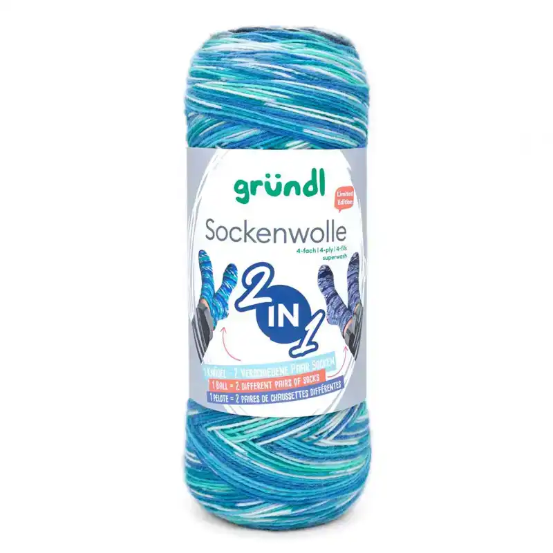 Sokkenwol 03 1 bol voor 2 paar sokken