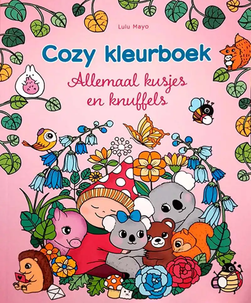 Cozy kleurboek - Allemaal kusjes en knuffels