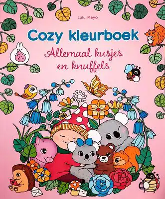 Cozy kleurboek - Allemaal kusjes en knuffels