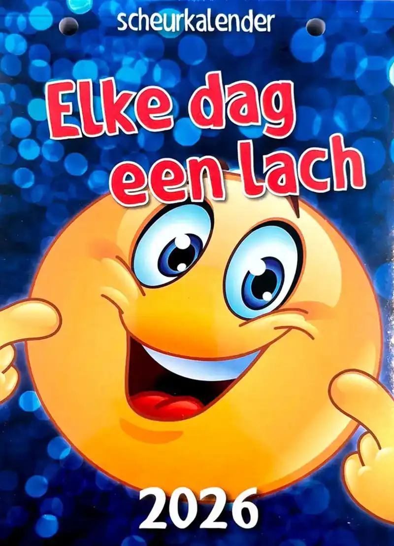 Scheurkalender 2026: Elke dag een lach