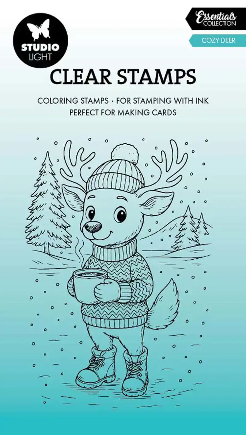 Studio Light Clear Stamp cozy deer essentials