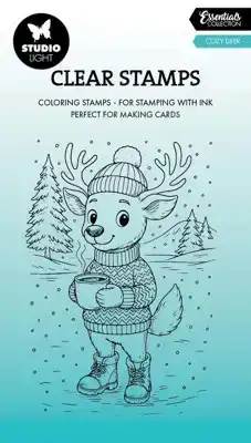 Studio Light Clear Stamp cozy deer essentials