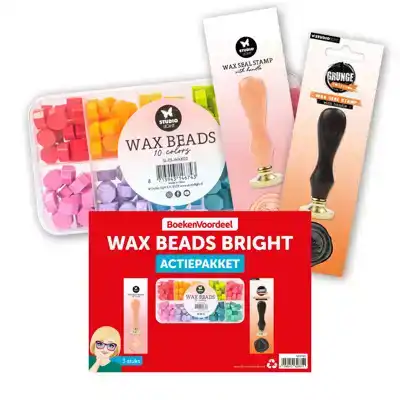 Actie pakket wax beads bright