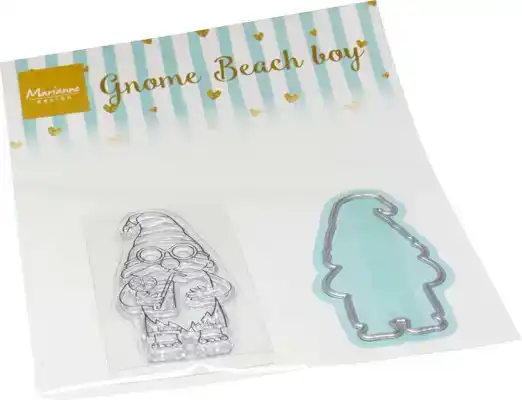 Marianne Design - Clear Stamp + Die Gnomes Beach Boy