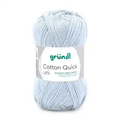 Cotton Quick Uni 162 blassblauw 50 gram