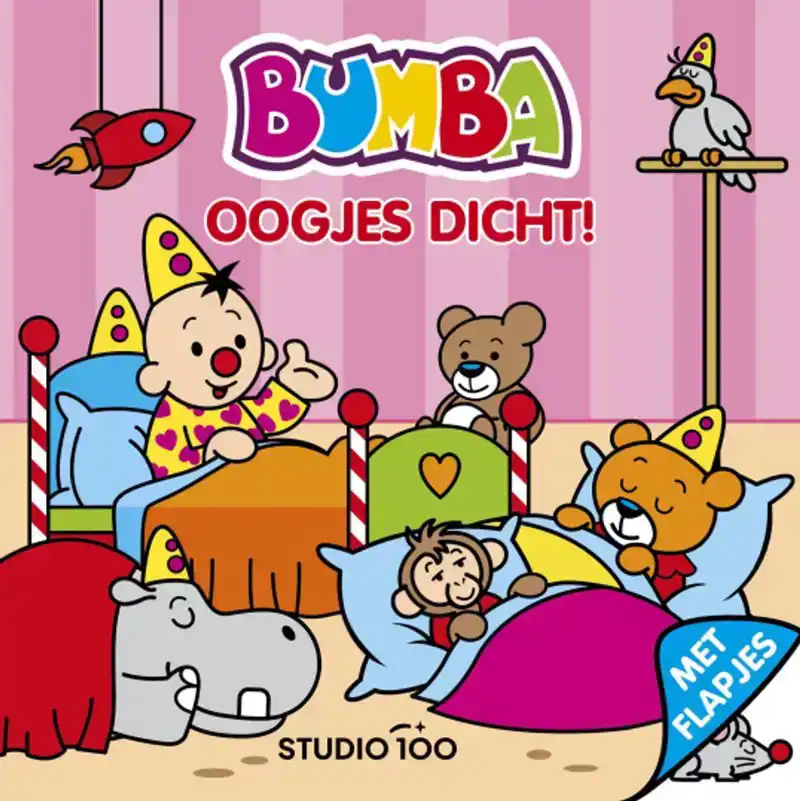 Bumba Kartonboek met flapjes Oogjes dicht