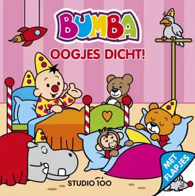 Bumba Kartonboek met flapjes Oogjes dicht