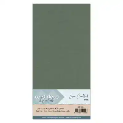 Linnenkarton - vierkant - Basil