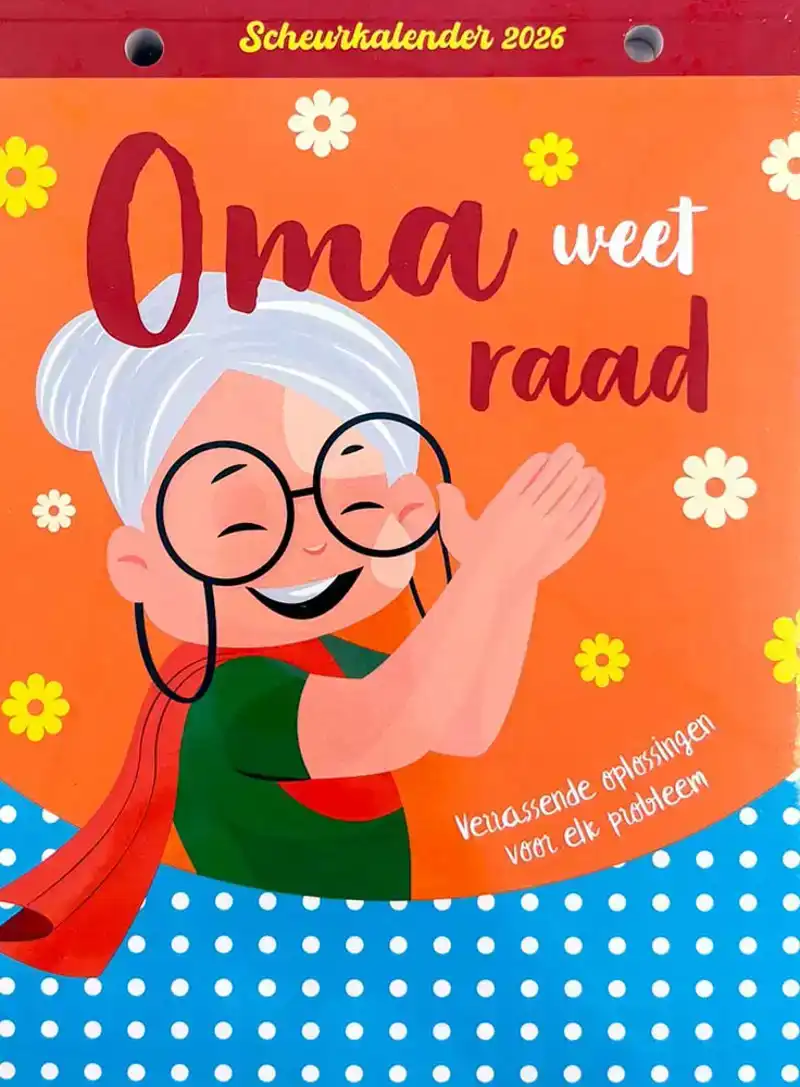 Scheurkalender 2026: Oma weet raad