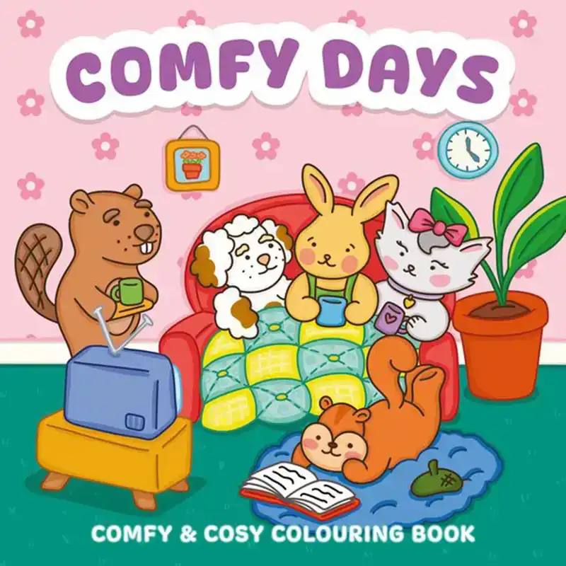 Comfy days - Comfy & cosy colouring