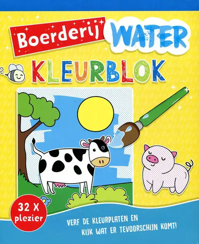 Waterkleurblok Boerderij