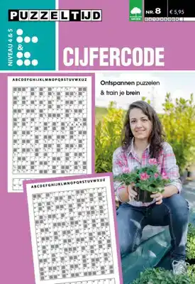 96 pag. Cijferpuzzel 4-5 stippen nr8
