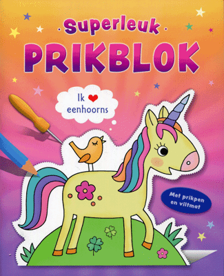 Superleuk prikblok Eenhoorns