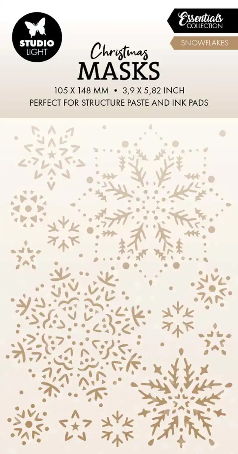 Winter Wonderland mask snow background essentials