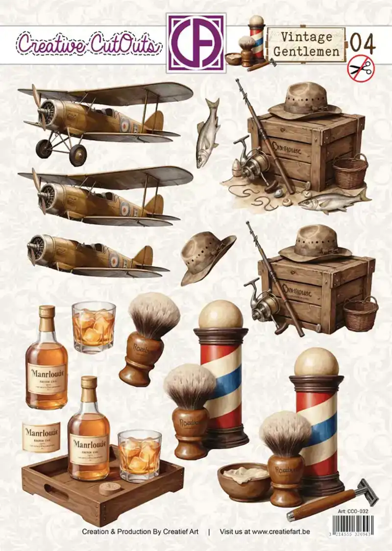 Vintage Gentlemen stansvel 04