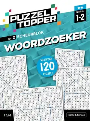 Puzzelblok woordzoeker 1-2 punt nr.2 Puzzeltopper
