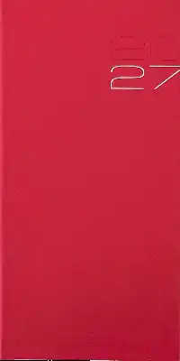 Zakagenda staand 2027 rood