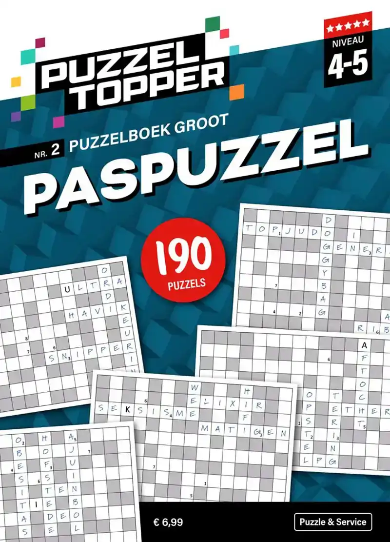 Puzzelblok Groot Paspuzzel 4-5 punt nr2 Puzzeltopper