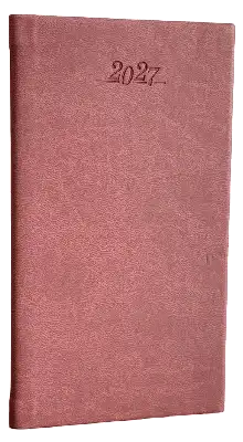 Zakagenda topper 2027 oud-roze luxe harde kaft