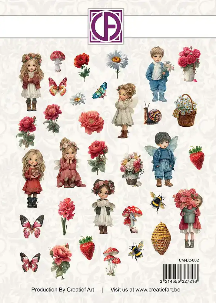 Blush and kisses stansplaatjes 46st