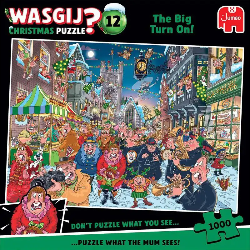 Legpuzzel Wasgij Xms 12 The Big Turn On 1000 stukjes