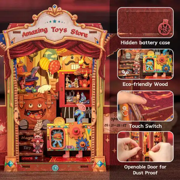 Cutebee 3D Booknook Amazing Toy Store