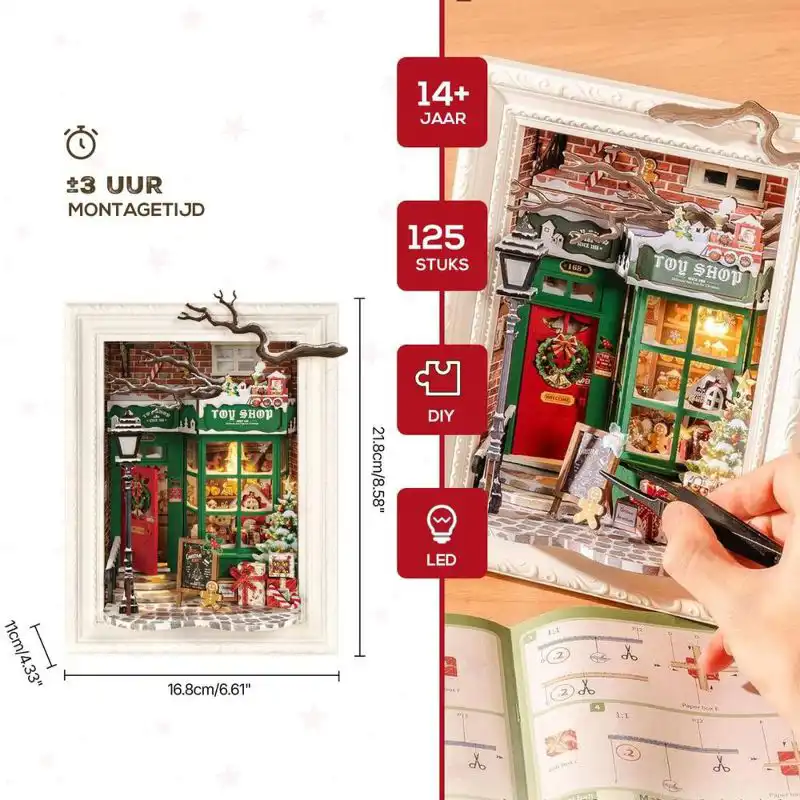 Robotime santa's toy shop DP006