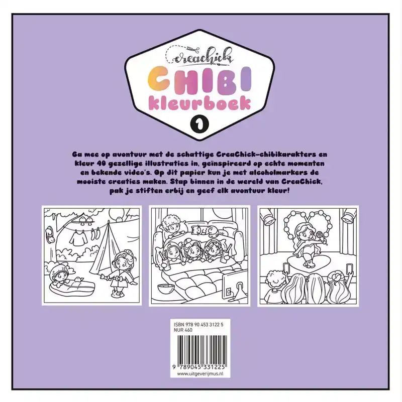 CreaChick Chibikleurboek 1