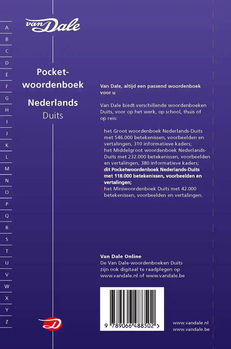Van Dale Pocket Nederlands Duits (NL/DU) 4e editie