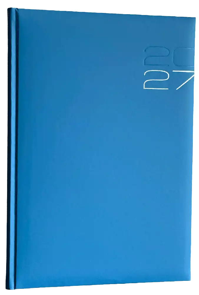 Weektimer A4 2027 licht blauw