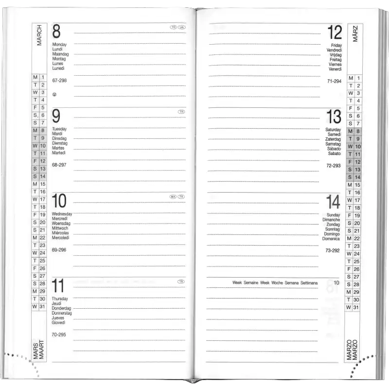 Zakagenda staand 2027 vlinders