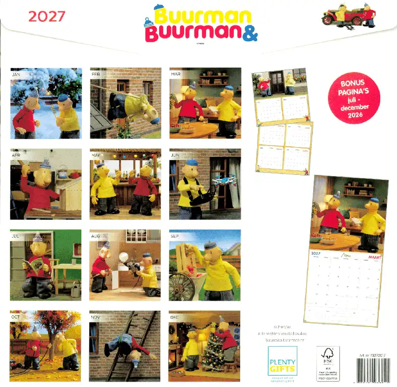 Kalender 2027: buurman & buurman