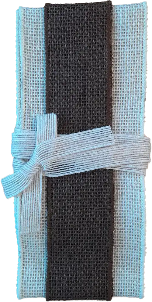 Jute Ribbon Set bruin/ Creme