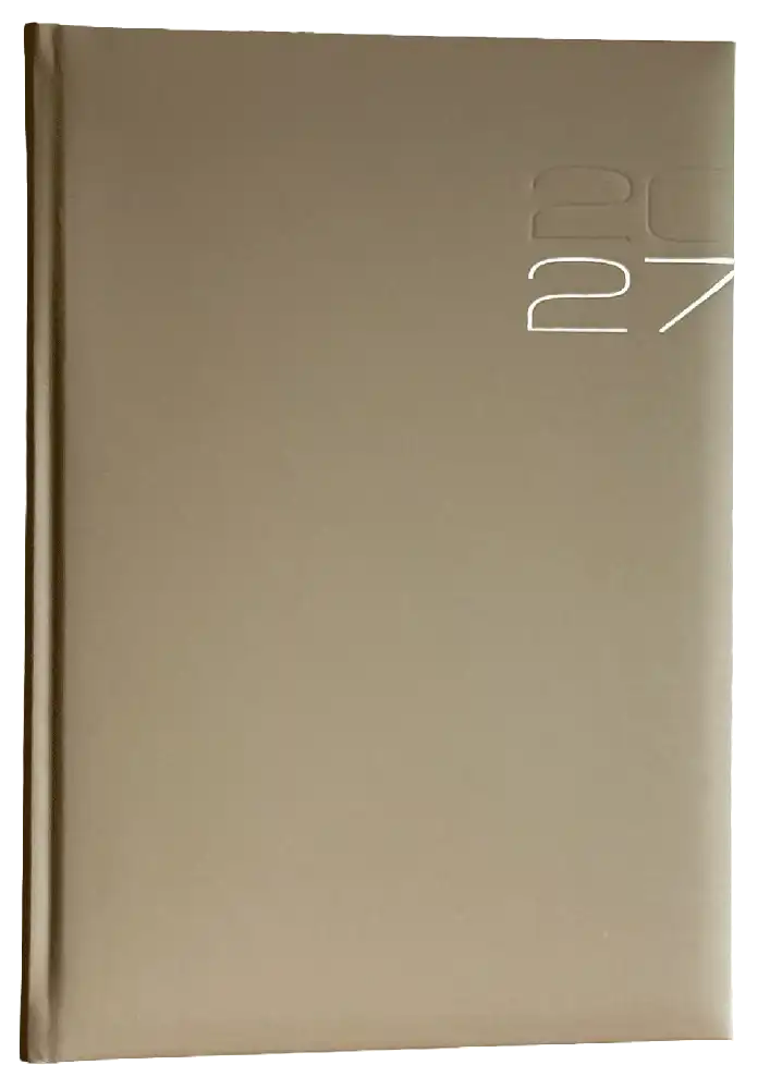 Weekagenda 2027 taupe