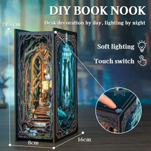 Cutebee DIY Booknook The Gate of Wonderland