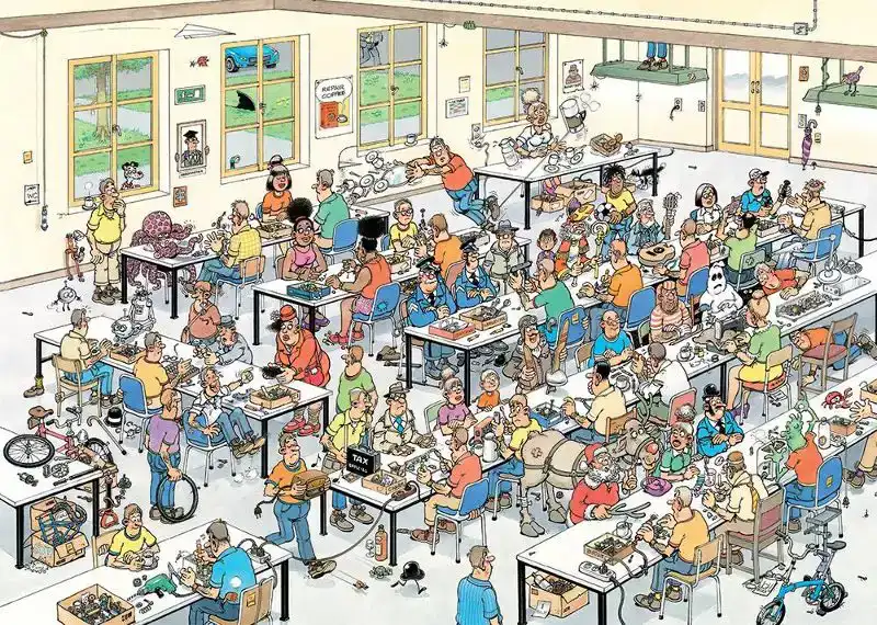 Legpuzzel Jan van Haasteren - Kunnen wij het maken?