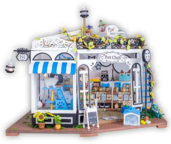 Miniatuur Bouwpakket L Dierenwinkel voor Volwassenen & Kinderen